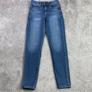 American Eagle Jeans Women’s 2 Blue Jegging Slim High Rise Medium Wash Denim